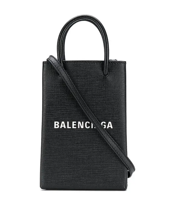 09 Balenciaga 購物袋 手機包 黑